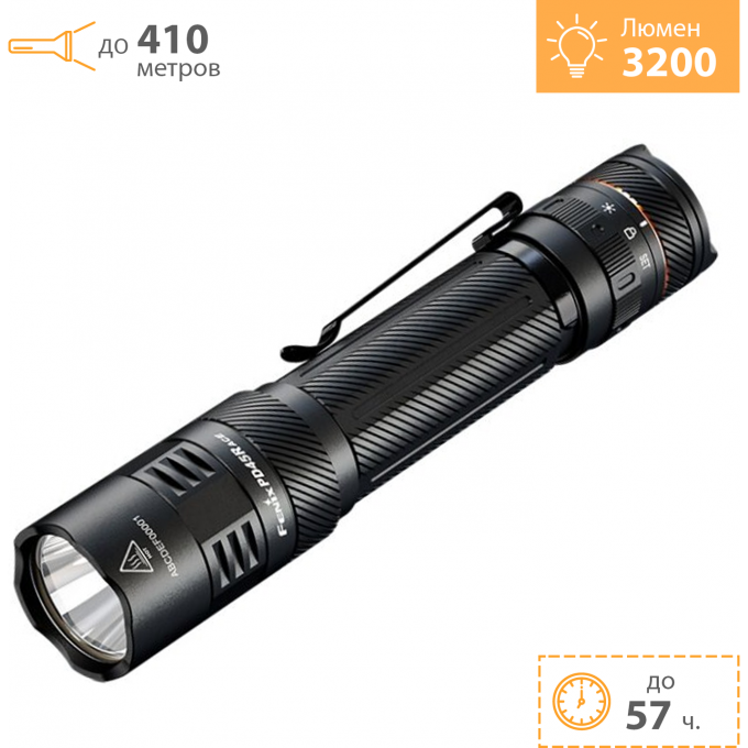 Фонарь тактический FENIX PD45R ACE + Подарок PD45RACE
